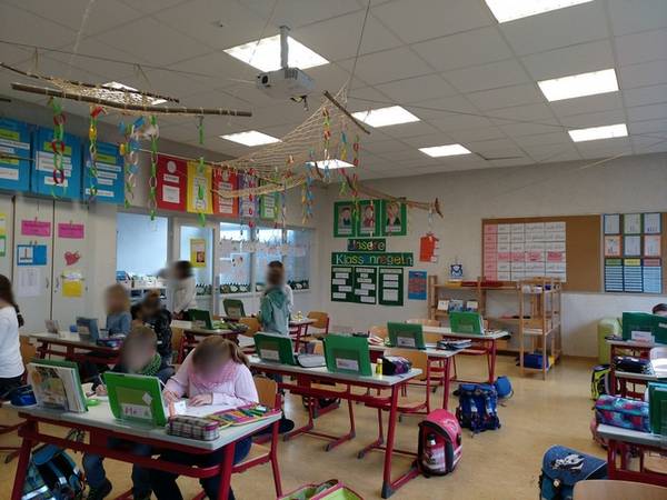 Klassenzimmer der GS Elgersweier